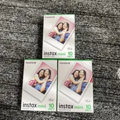 FUJIFILM instax mini インスタントフィルム 10枚 3パック