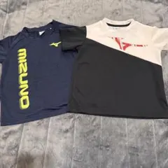 ミズノ キッズ Tシャツ 2枚セット 120 吸汗速乾 スポーツ 男の子