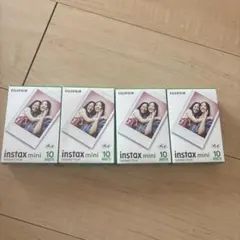 FUJIFILM instax mini インスタントフィルム 10枚入り4pc