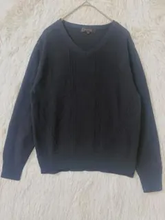 美品☆Reflect リフレクト Vネック ニット M 日本製