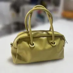 ADAM ET ROPE’イエロー ハンドバッグ