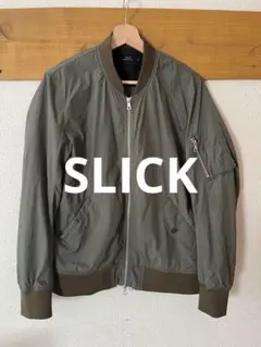 SLICK MA-1スタイルジャケット オリーブグリーン