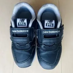 美品 New Balance スニーカー 16.5 靴 996 ブラック 黒