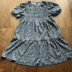 ZARA キッズ 花柄 パフスリーブ ワンピース 152cmのサムネイル