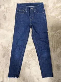AZUL BY MOUSSY デニムパンツ インディゴ サイズ22 切りっぱなし