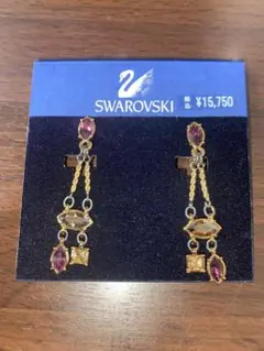 Swarovski ゴールド イヤリング