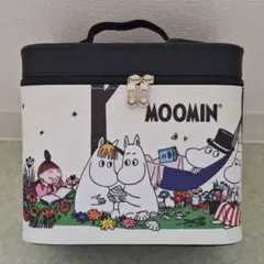 ✨️新品　ムーミン　ミラー付き 　コスメボックス　ブラック