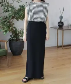 LEPSIM 14ゲージアソートニットナロースカート