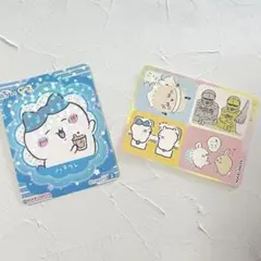 ちいかわ アクリルシーンクリップ　ビスケット　オムライス　ハヤシ　キラキラシール