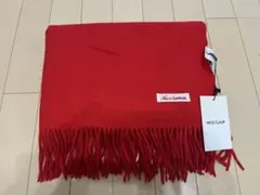 未使用　NICE CLAUP 赤 マフラー