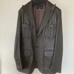 Haver Sack ダークブラウン レザージャケット M 2026年最新】HAVERSACK メンズ レザージャケット・ライダースの人気