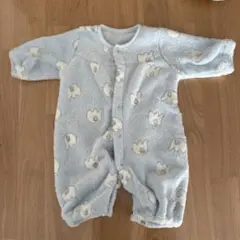 水色ロンパース 50-60cm