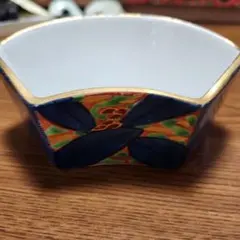 昭和レトロ有田焼伝平窯、扇型器