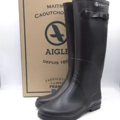 極美品 AIGLE CHANTEBELLE エーグル シャンタベル レインブーツ