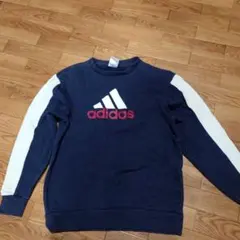 adidas トレーナー ネイビー 140cm