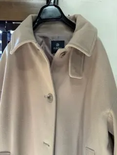 ナノユニバース　ベージュ ロングコート