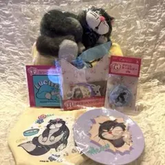 Happyくじ 『Disney にゃん・にゃん・にゃん』 ルシファー 6点セット