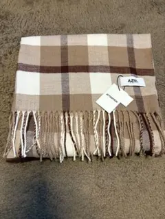 新品未使用　AZUL by MOUSSY チェック柄マフラー ストール