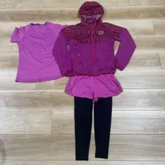 ティゴラ　ディズニー　薄手ジャンバー　半袖TシャツM　adidas パンツS