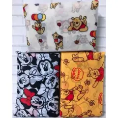 ミッキーマウス くまのプーさん トートバッグ ３種セット 可愛いデザイン ♡