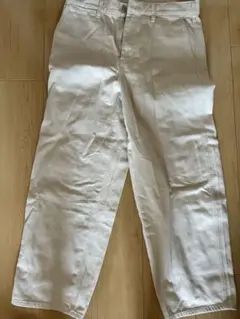 ユニクロ　ワイドテーパードジーンズ