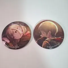 プロセカ グリッター缶バッジ 4C 小豆沢こはね 青柳冬弥