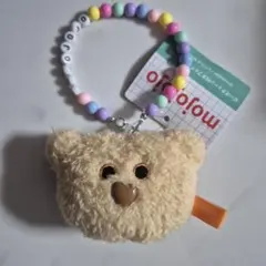 mojojojo ビーズチェーン付き　フェイスマスコット3　クマ