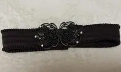 axes femmeアクシーズファム立体バラクラシカルゴムベルト