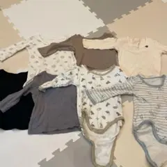 ベビー肌着7枚セット 長袖シャツ 80