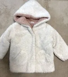 ブランシェス フリースフード付きアウター 90cm