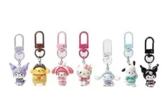 激カワ！サンリオキーホルダー7種セットフィギュアチャームバッグチャームまとめ売り
