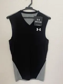 Under Armour コンプレッション タンクトップ MD ブラック/グレー