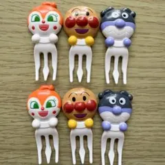 アンパンマン　バイキンマン　ドキンちゃん　フォークピック