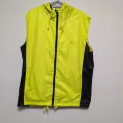 Champion フード付きベスト X-LARGE ネオンイエローのサムネイル
