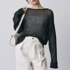 BABYLONE シルクローゲージプルオーバー　4色