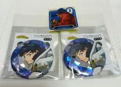 ヒロアカ 10周年 キービジュアル ホロ缶バッジ 飯田天哉 十傑　イラストシール