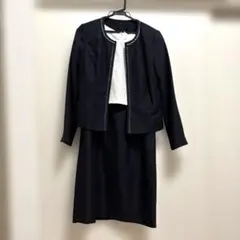 セレモニーワンピースセット　紺色