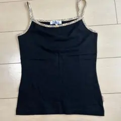 Burberrys BLUELABELチェックストラップ キャミソール M