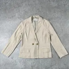 【美品】SCAPA スキャパ リネン混 テーラードジャケット 40