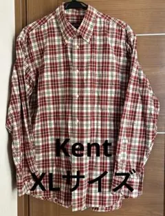Kentチェックシャツ　XL