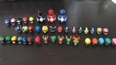 バンダイ★東映★スーパー戦隊★ミニフィギュアマスク大量セットのサムネイル