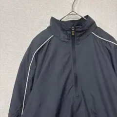 ハーフジップ ナイロンジャケット