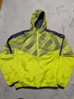 PUMA ウィンドブレーカー 蛍光イエロー