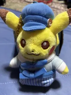 ポケモンカフェ ピカチュウ ぬいぐるみキーホルダー