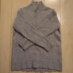 UNIQLO グレー タートルネックセーター M