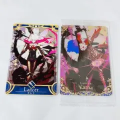 fgo ツインウエハースセット　カルナ FGOツインウエハース カルナ Fate/Grand Order カード - メルカリ