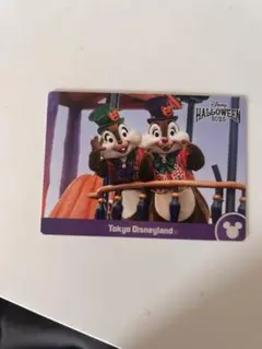 ディズニーハロウィン2025カードフレンジーチップとデール