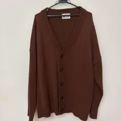 asclo BLUE BUCKET ブラウン カーディガン韓国