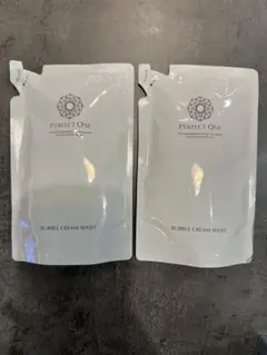 【新品】PERFECT ONE バブルクリームウォッシュ つめかえ用 2個セットのサムネイル