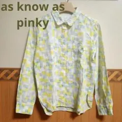 as know as pinky 総柄シャツ 春夏のサムネイル